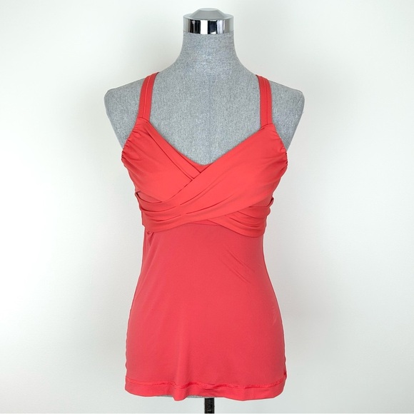 Lululemon Wrap it Up Tank in Alarming Red - Picture 1 of 7